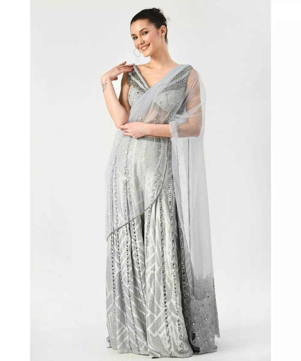 MOLEDRO - Viti Sharara Saree