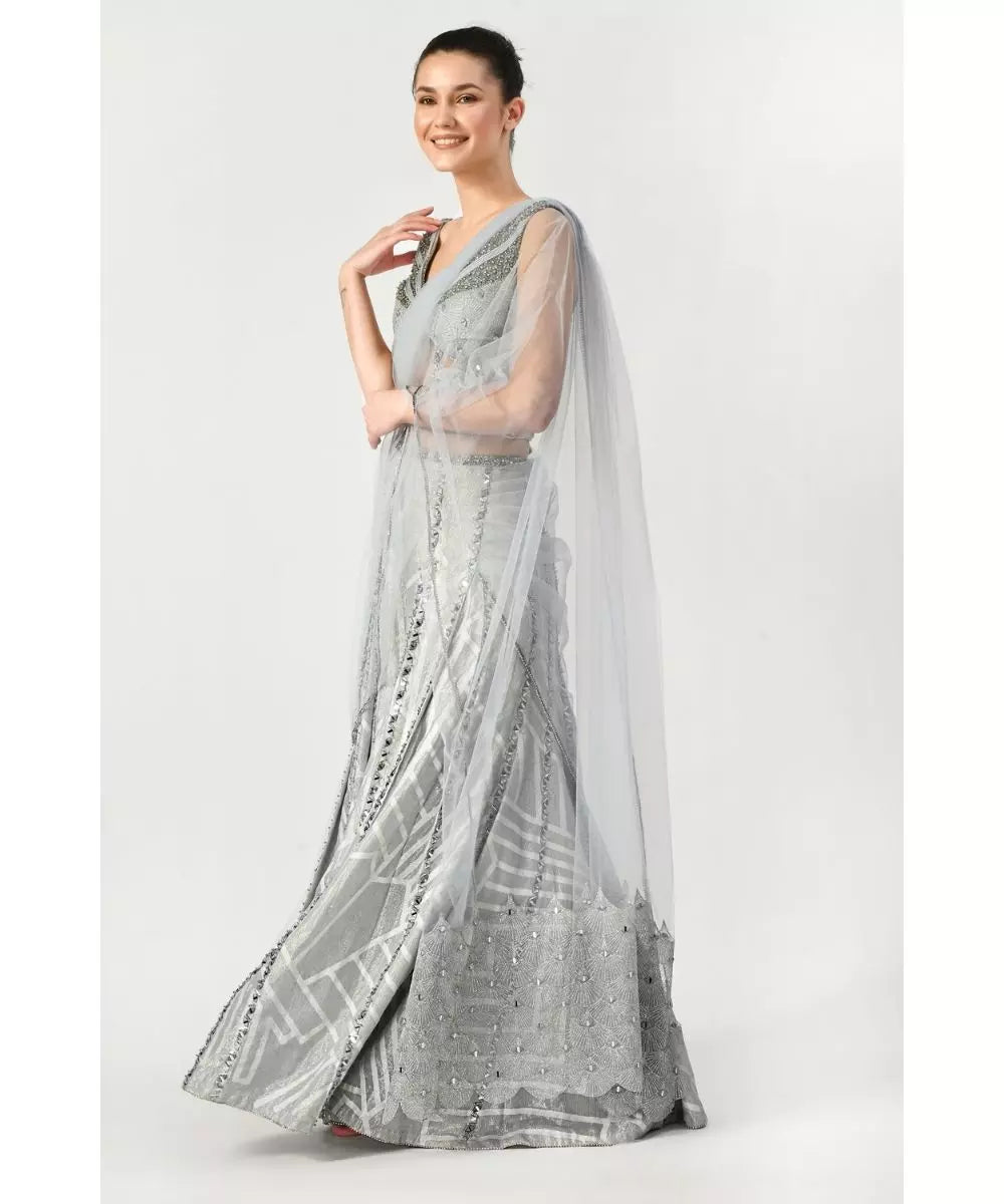 MOLEDRO - Viti Sharara Saree