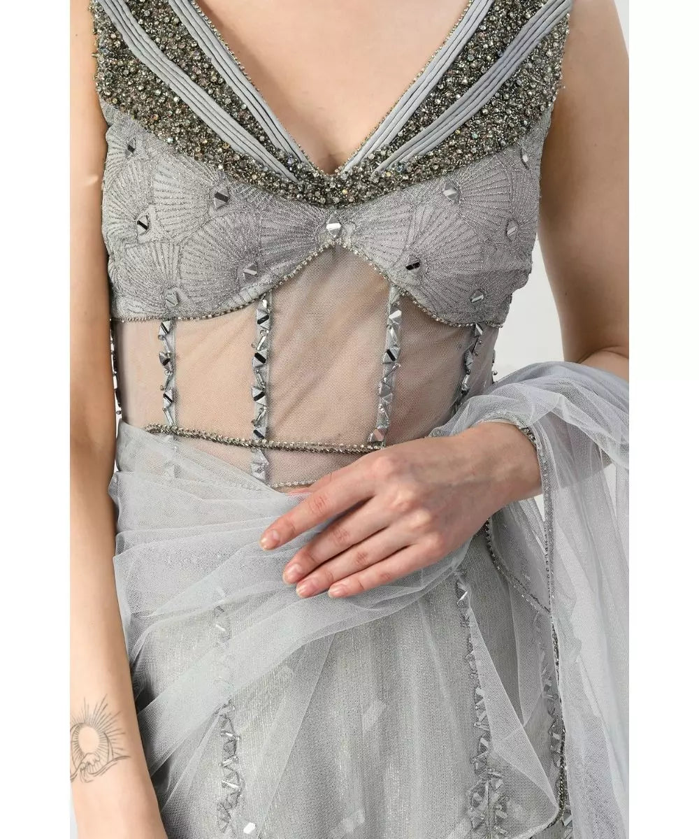 MOLEDRO - Viti Sharara Saree