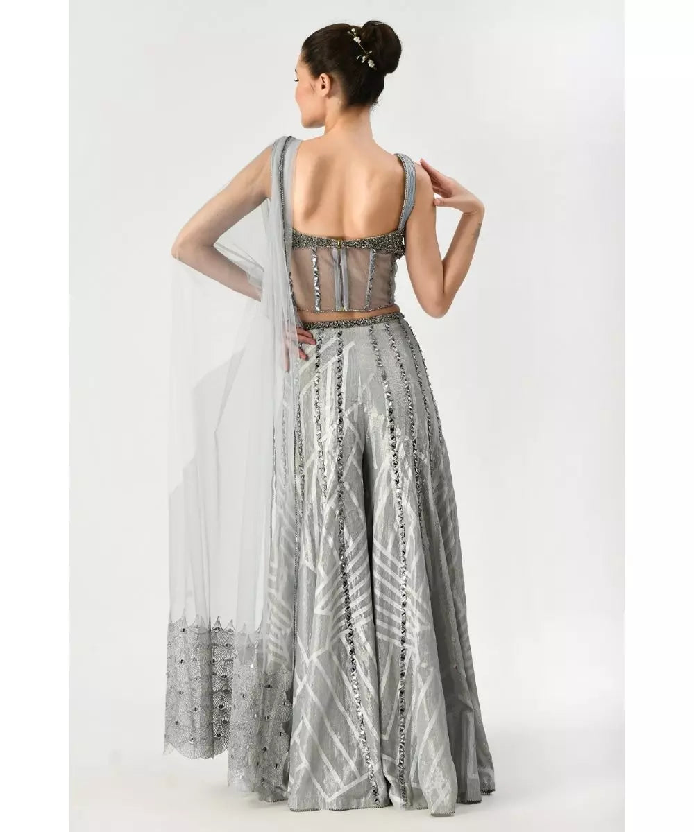 MOLEDRO - Viti Sharara Saree