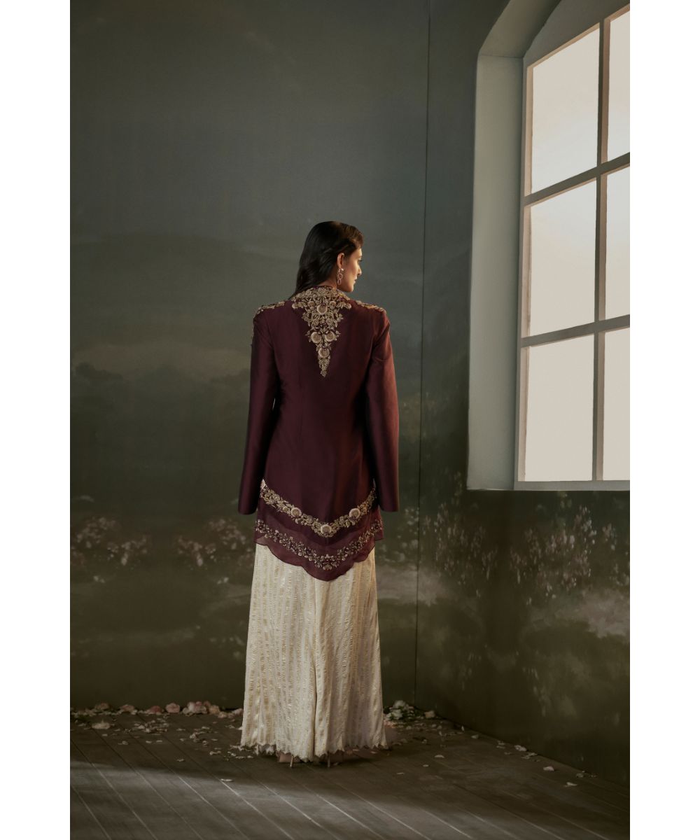 NITIKA GUJRAL - Sharara Cape Set