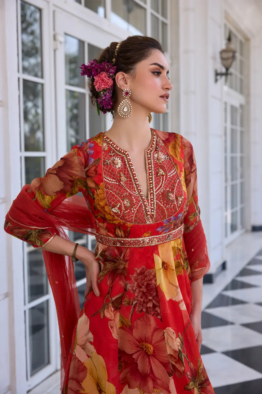 KALISTA - Mehr Anarkali Vermillion