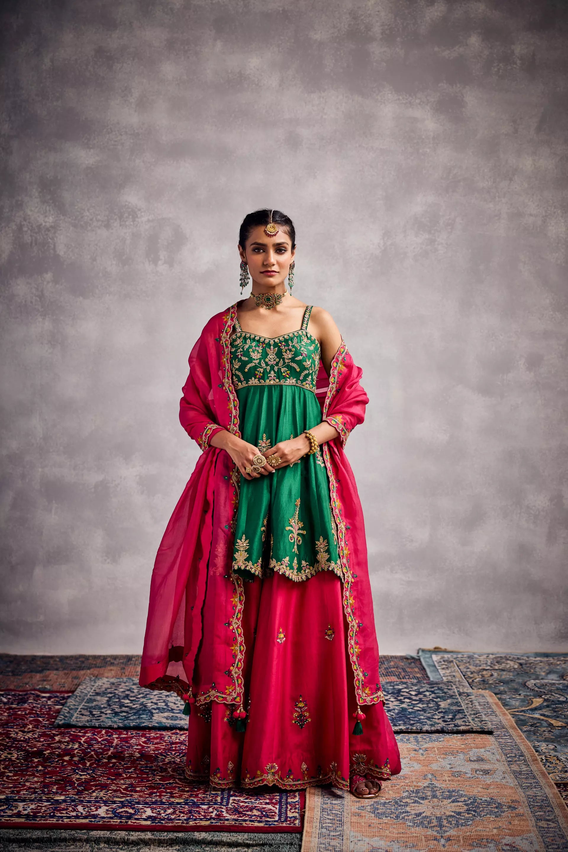 AMAN TAKYAR - Kurta Sharara Set