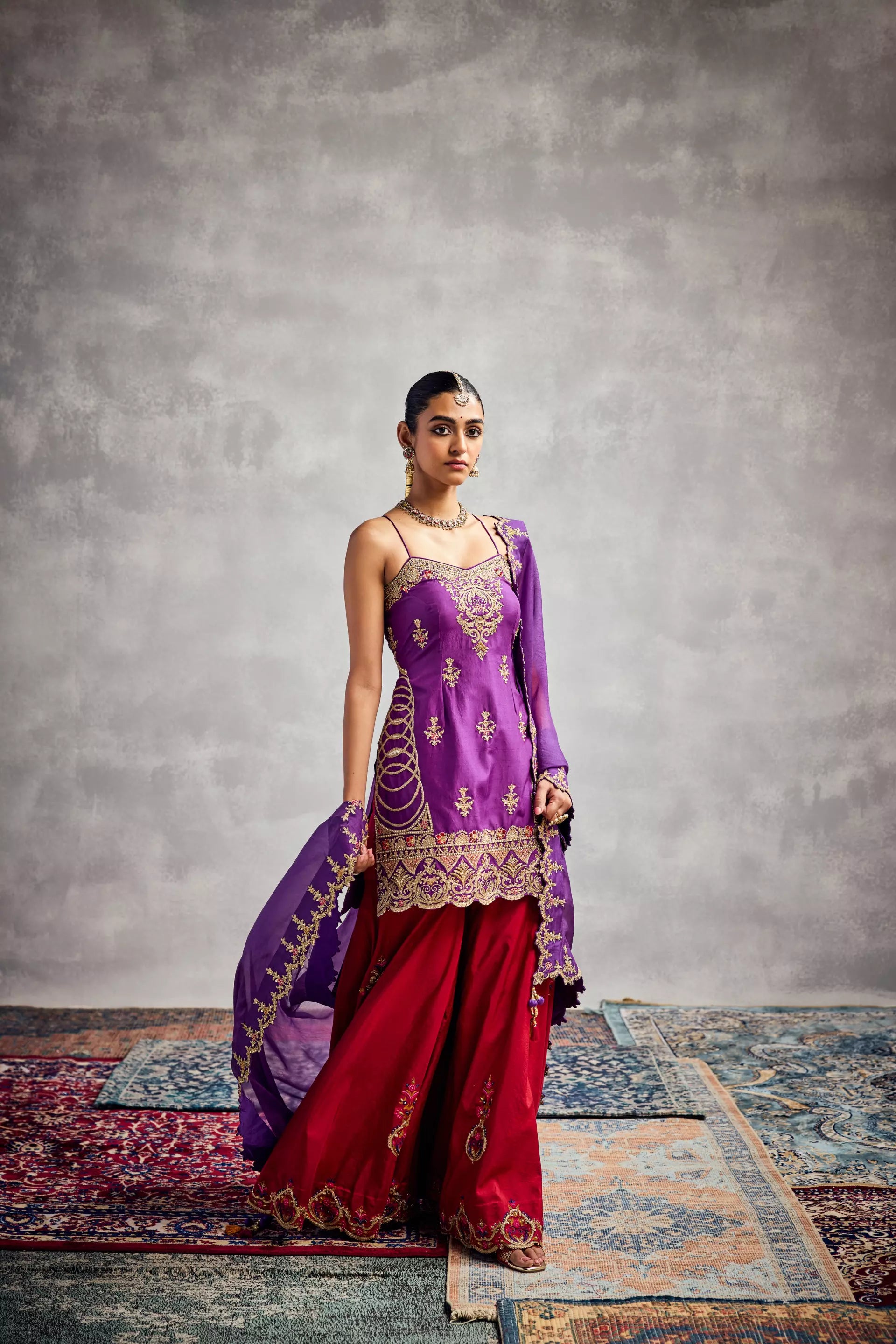 AMAN TAKYAR - Kurta Sharara Set