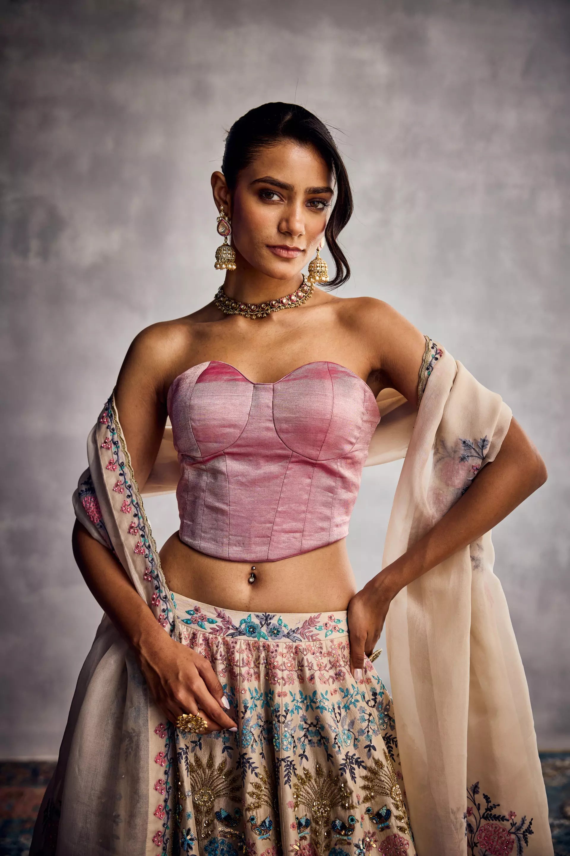 Aman Takyar - Lehenga Set
