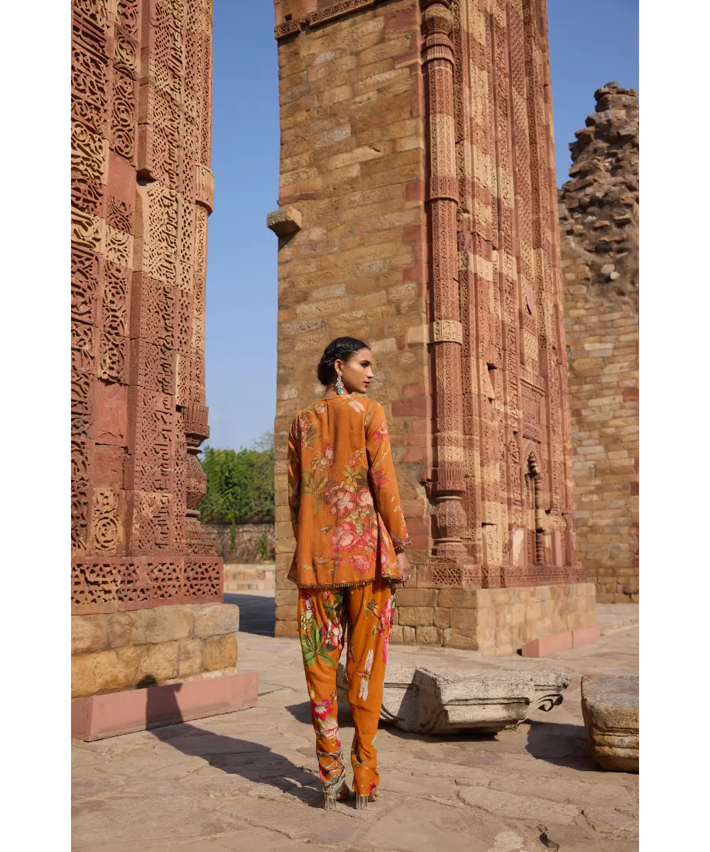 AWIGNA - Orange printed tunic set