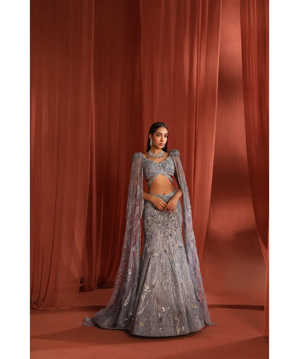 ADAARA COUTURE - Floral dream top and skirt