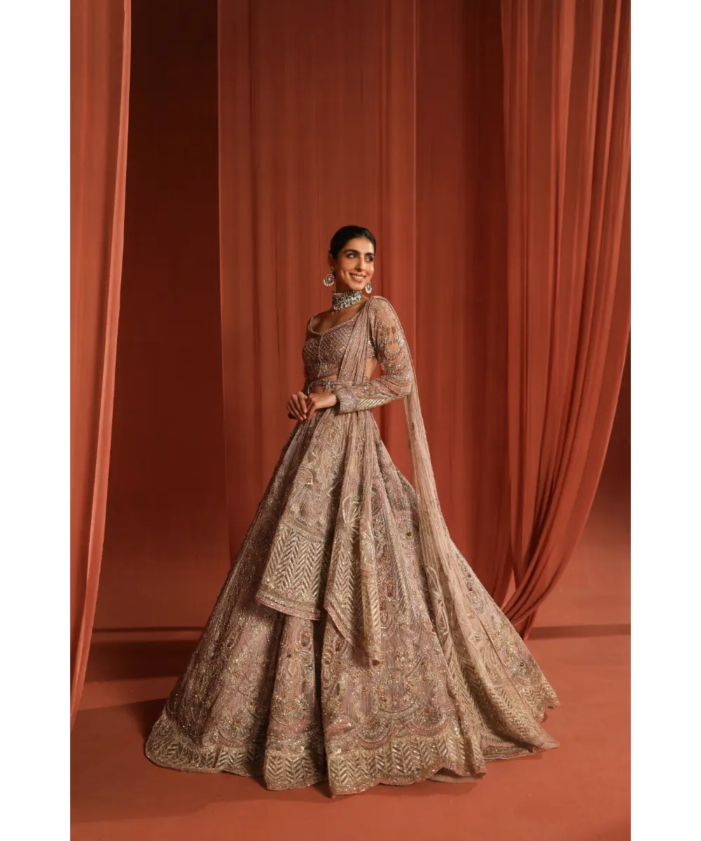 ADAARA COUTURE - Lush Circle Lehenga