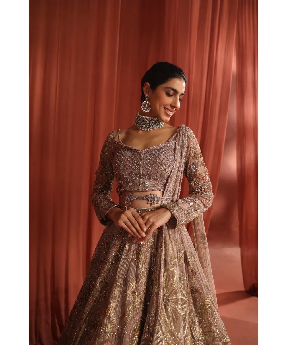 ADAARA COUTURE-  Lush Circle Lehenga