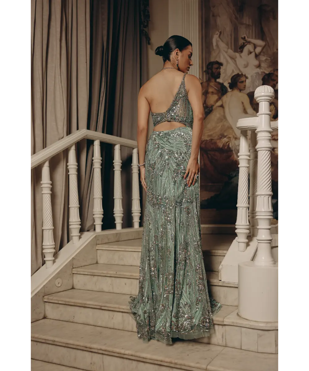 ADAARA COUTURE - Serpentine Elegance Gown