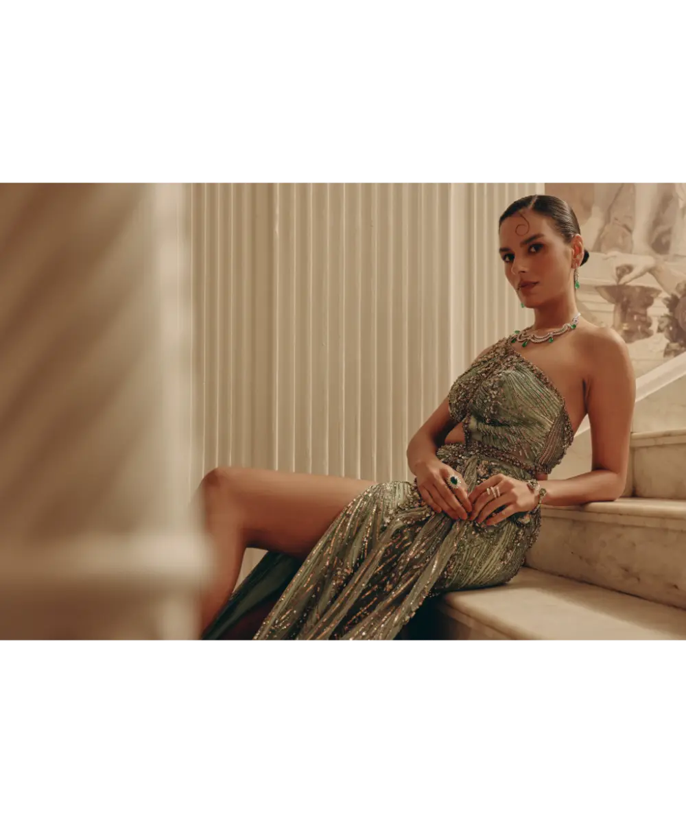 ADAARA COUTURE - Serpentine Elegance Gown