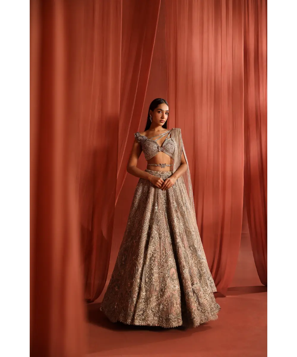 ADAARA COUTURE - Flair Bloom Lehenga