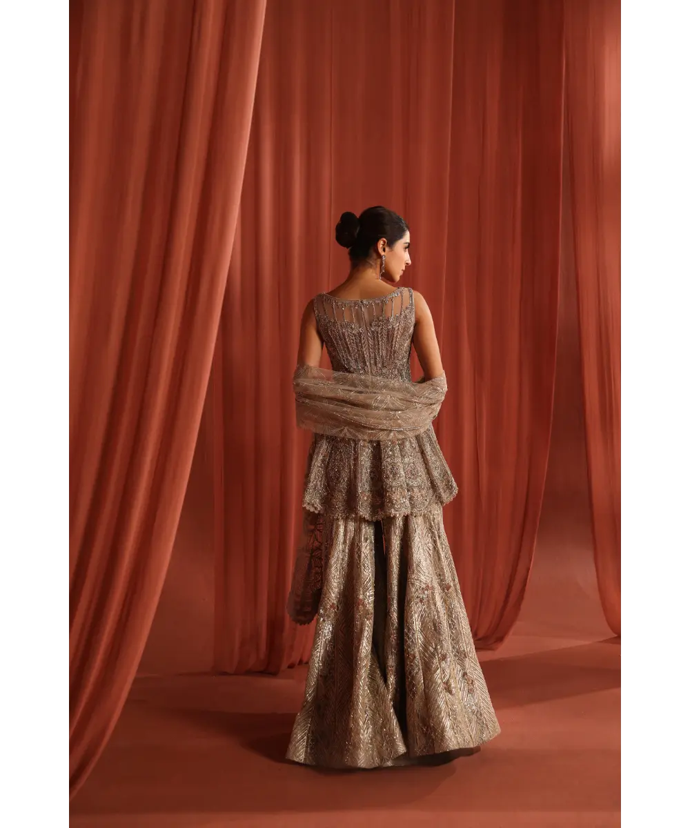 ADAARA COUTURE -  Flair Bloom Sharara