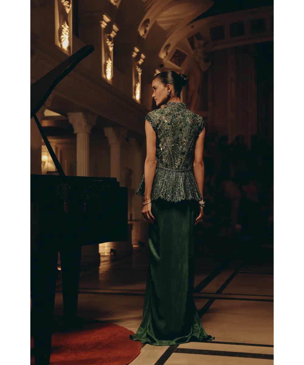 ADAARA COUTURE - Emerald Dynasty Ensemble