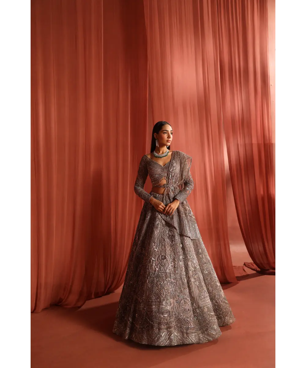 ADAARA COUTURE -  Jaal Jewels Lehenga