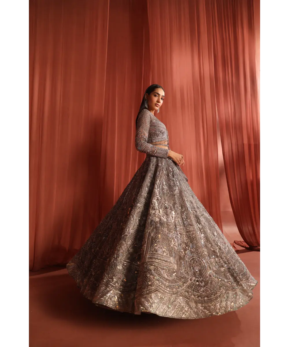 ADAARA COUTURE -  Jaal Jewels Lehenga