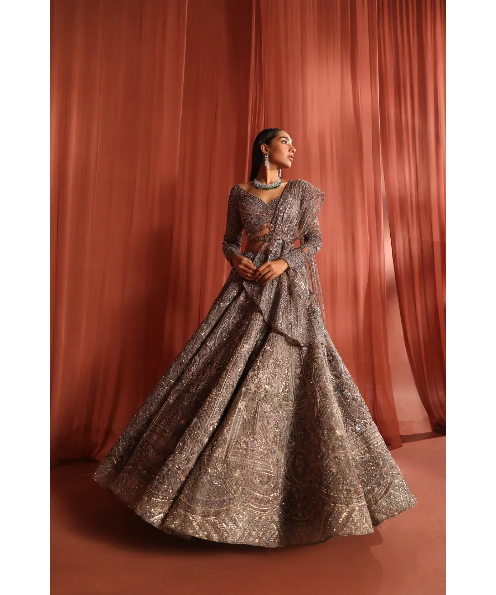 ADAARA COUTURE -  Jaal Jewels Lehenga