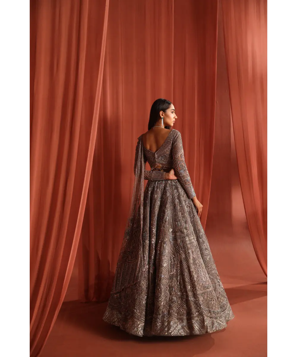 ADAARA COUTURE -  Jaal Jewels Lehenga