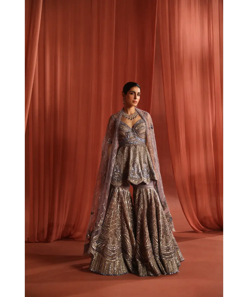 ADAARA COUTURE - Blooming Geometry Sharara