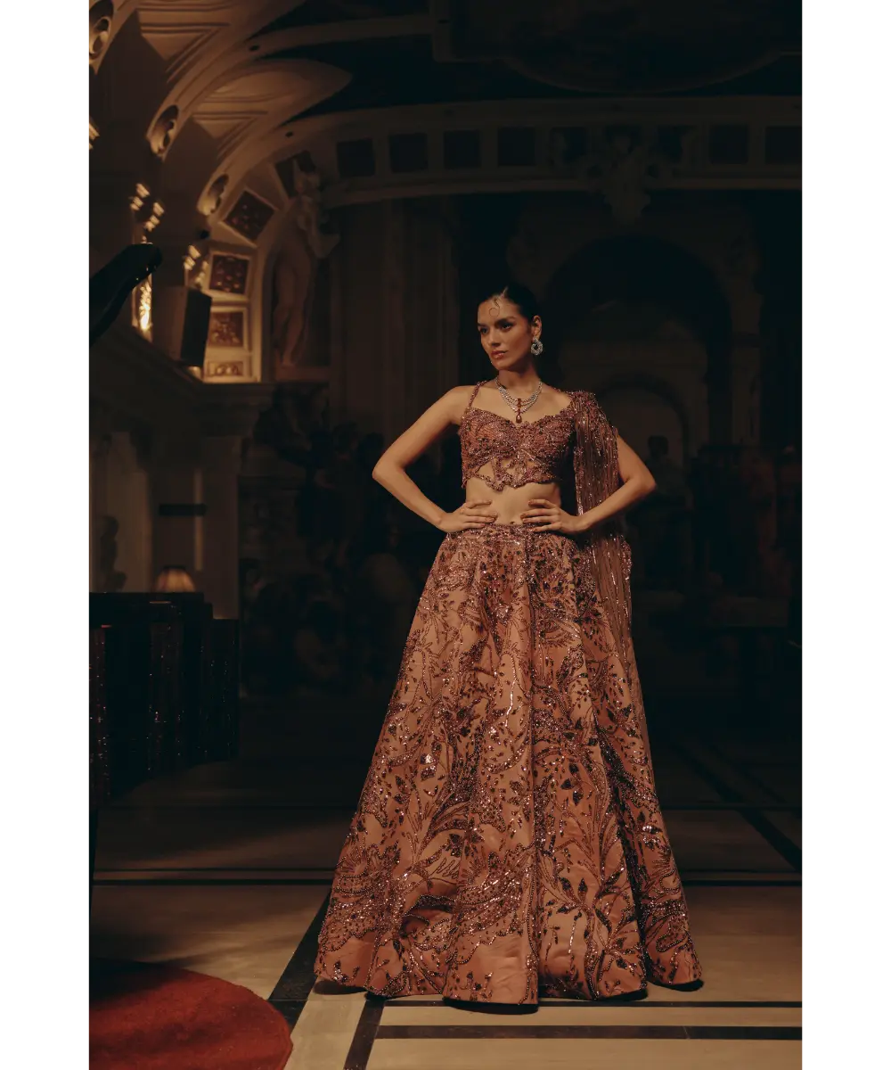 ADAARA COUTURE - Aurora Blossom Top & Skirt