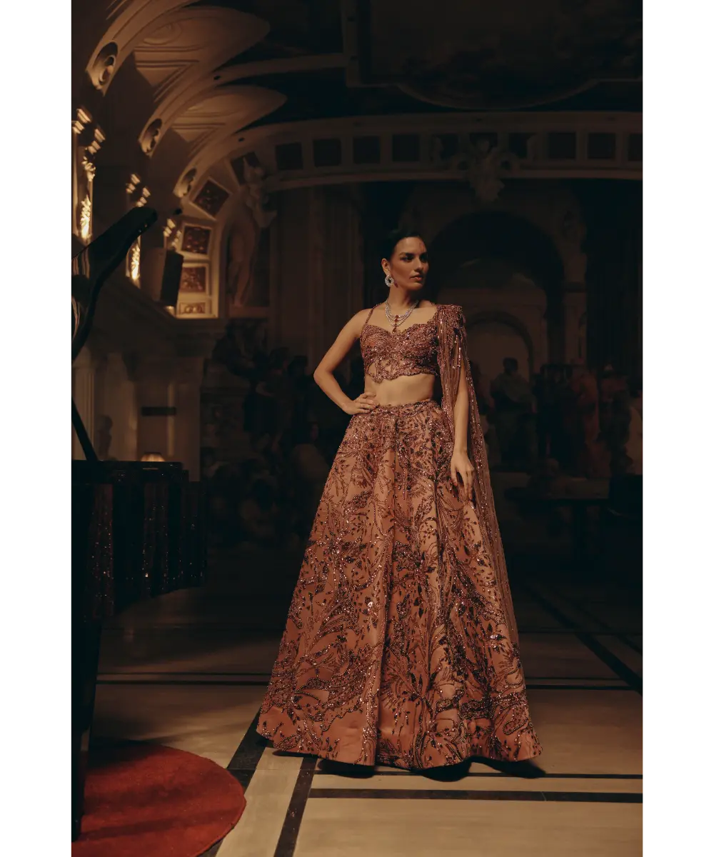 ADAARA COUTURE - Aurora Blossom Top & Skirt