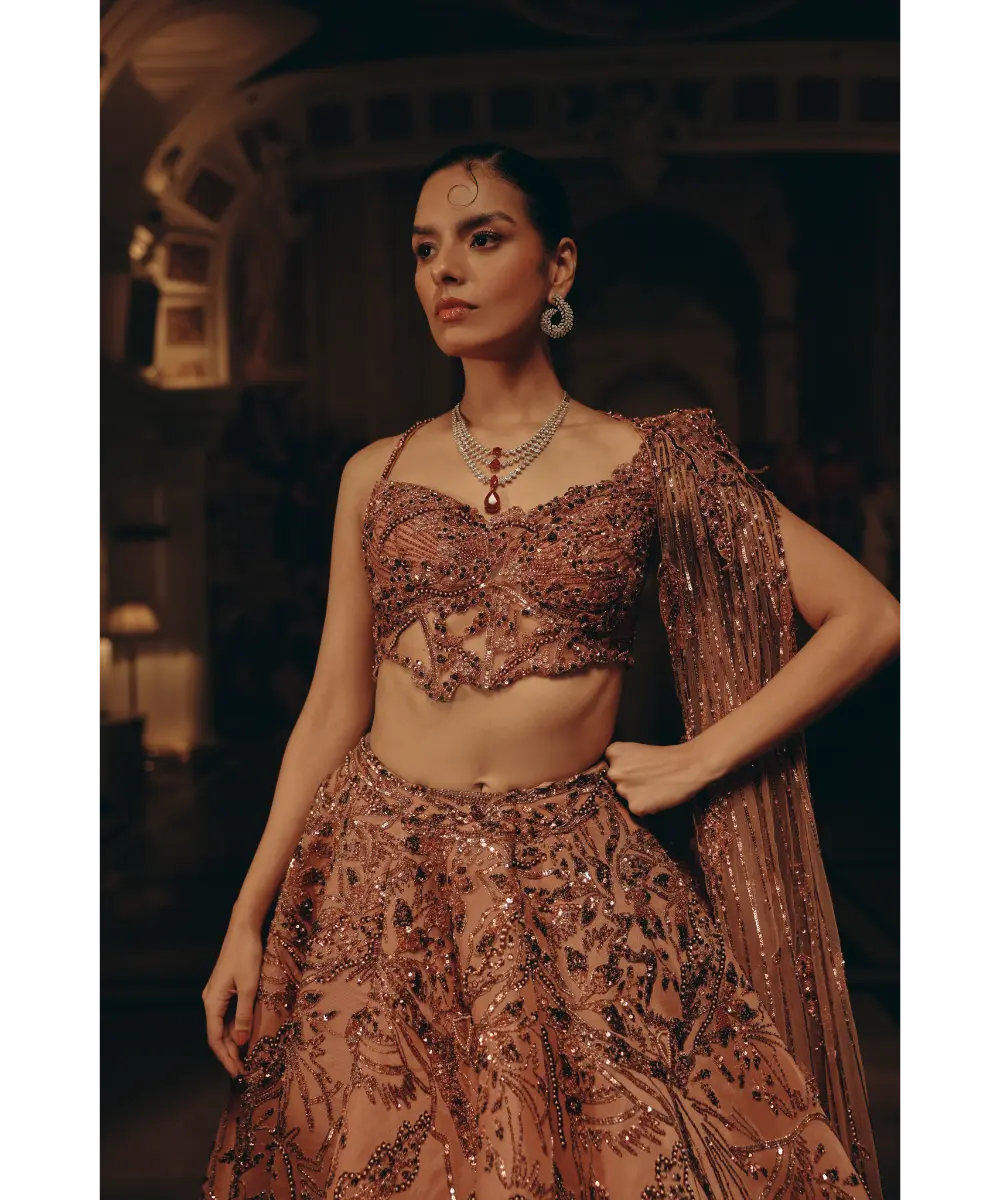 ADAARA COUTURE - Aurora Blossom Top & Skirt