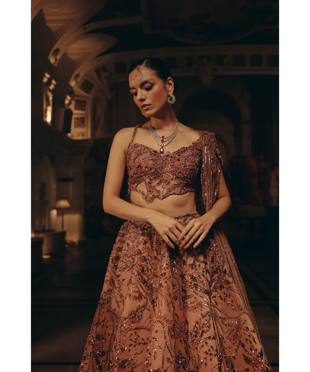 ADAARA COUTURE - Aurora Blossom Top & Skirt