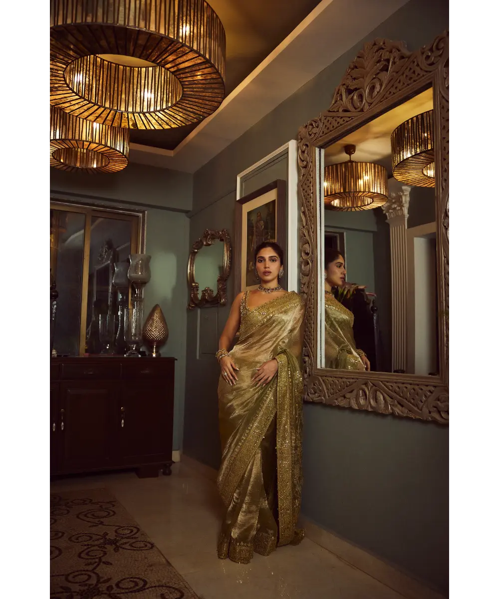 ITRH - Saanjh sheesh saree set