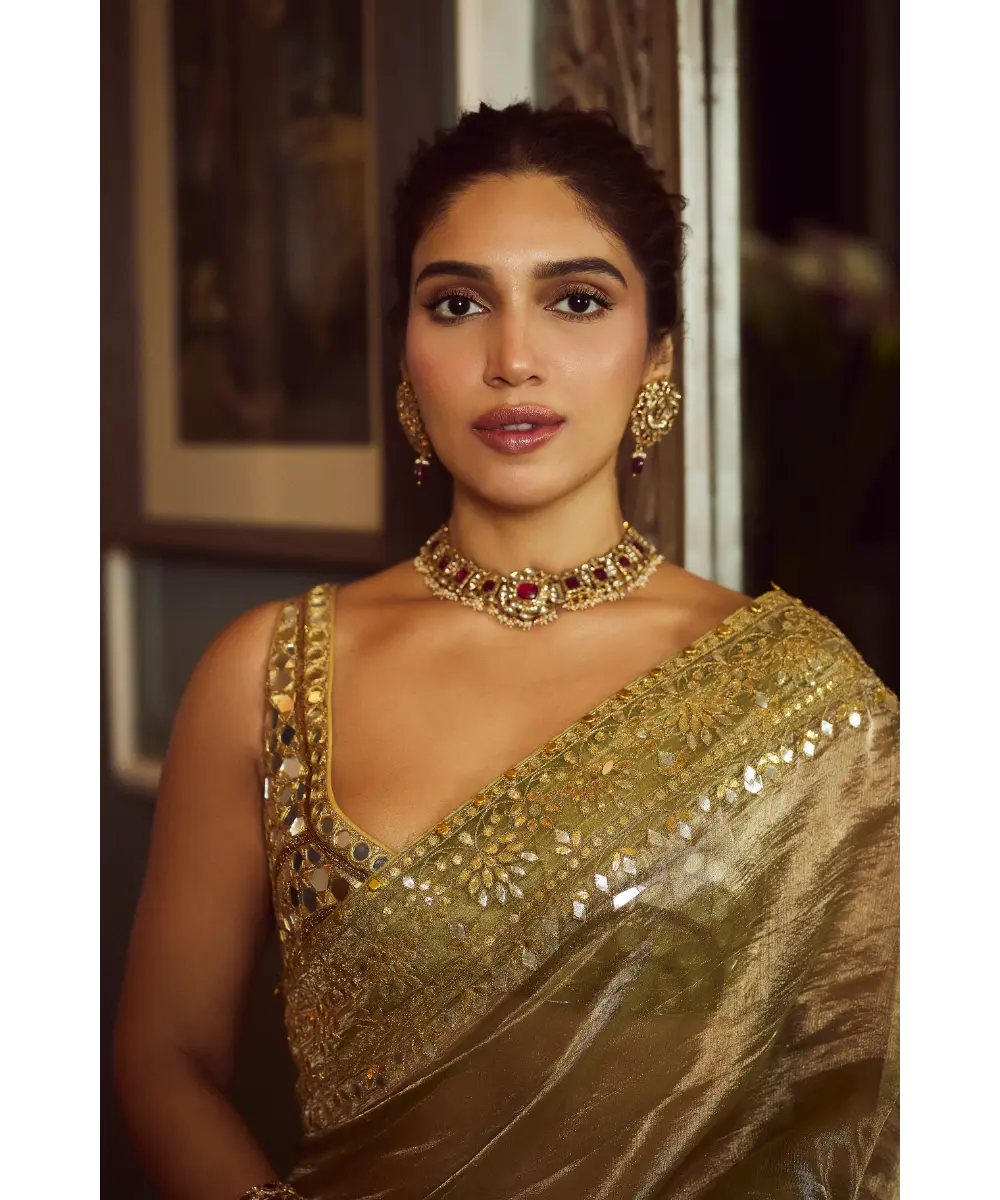 ITRH - Saanjh sheesh saree set