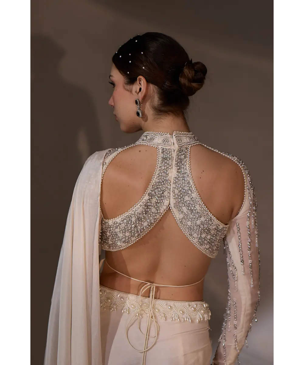 Magnolia Drape Saree