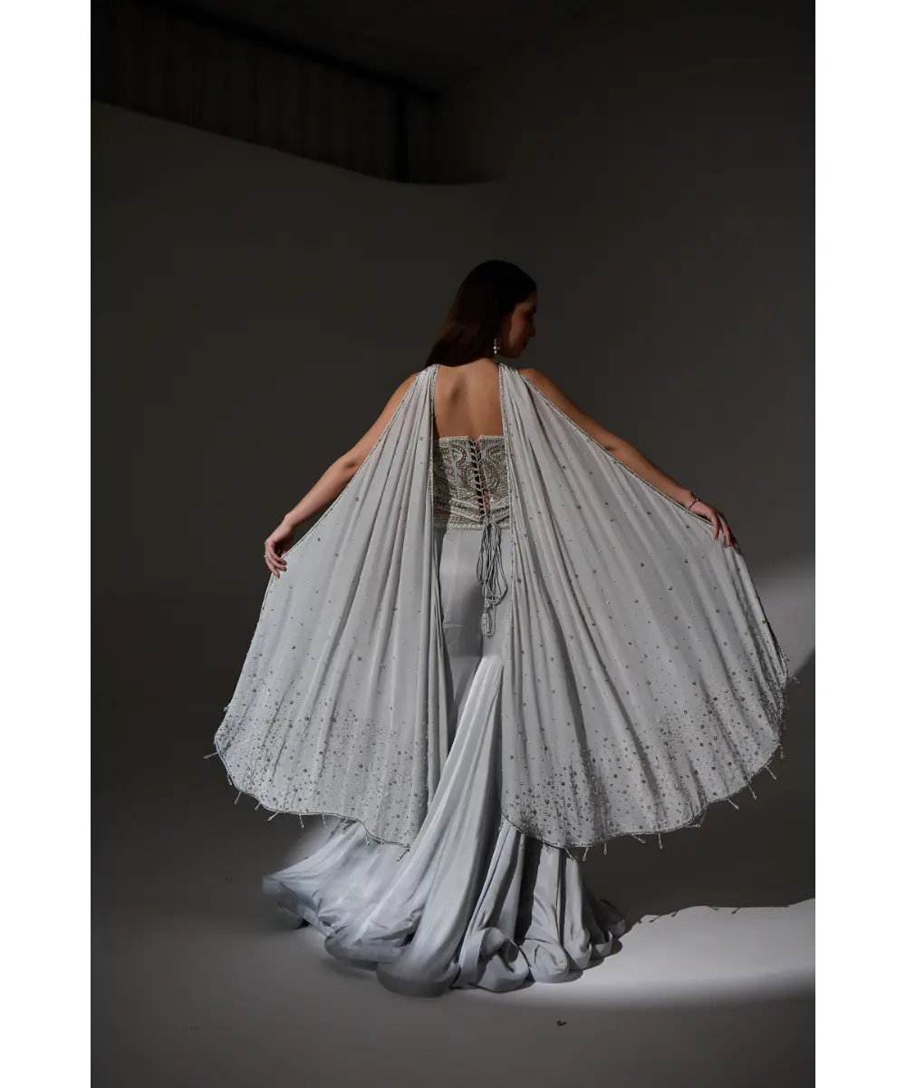 Agnes Corset Sharara set