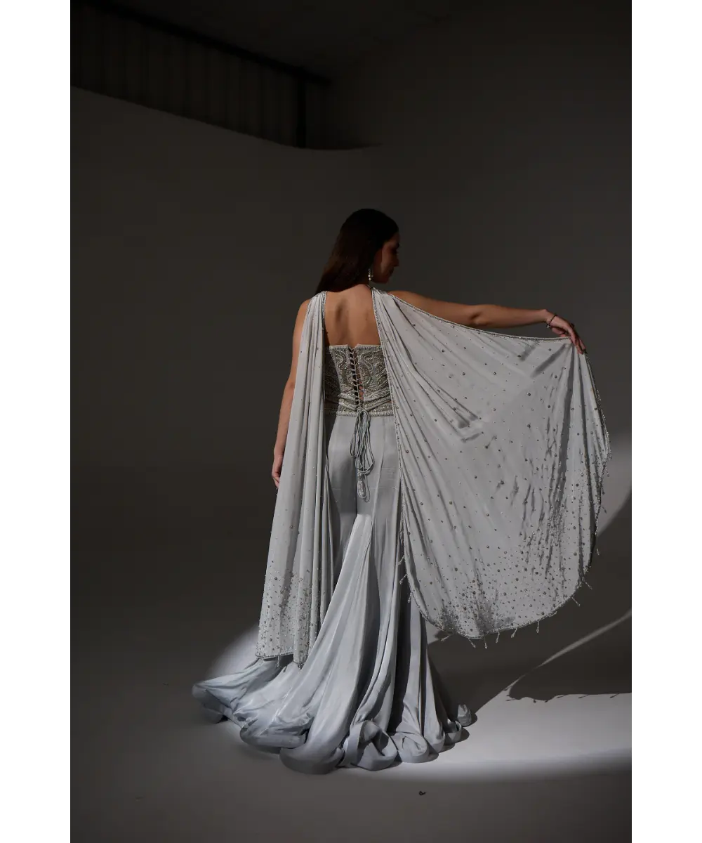 Agnes Corset Sharara set