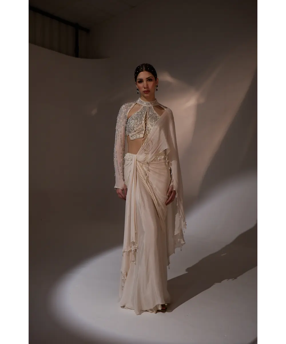 Magnolia Drape Saree