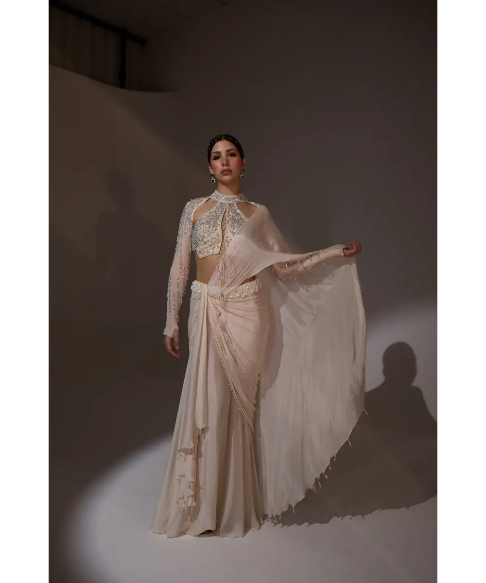 Magnolia Drape Saree