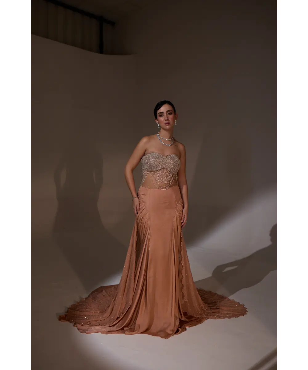 Qulara Drape Lahenga