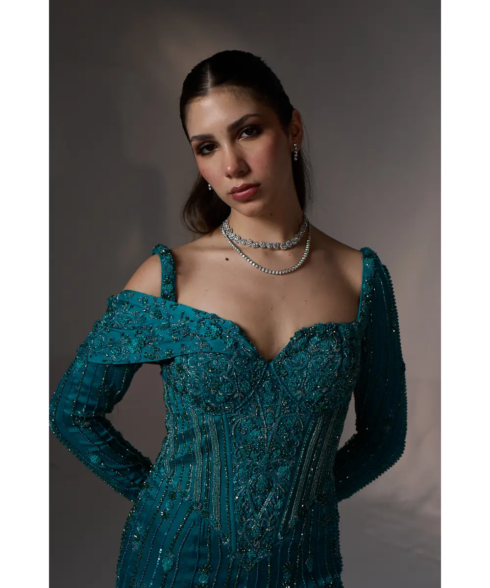 Fiona Corset-lehengas set