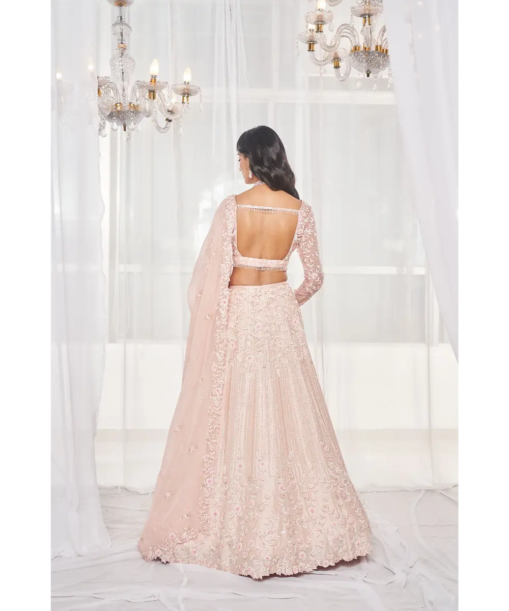 DISHA MUCHHALA- Light Pink Bridal Set