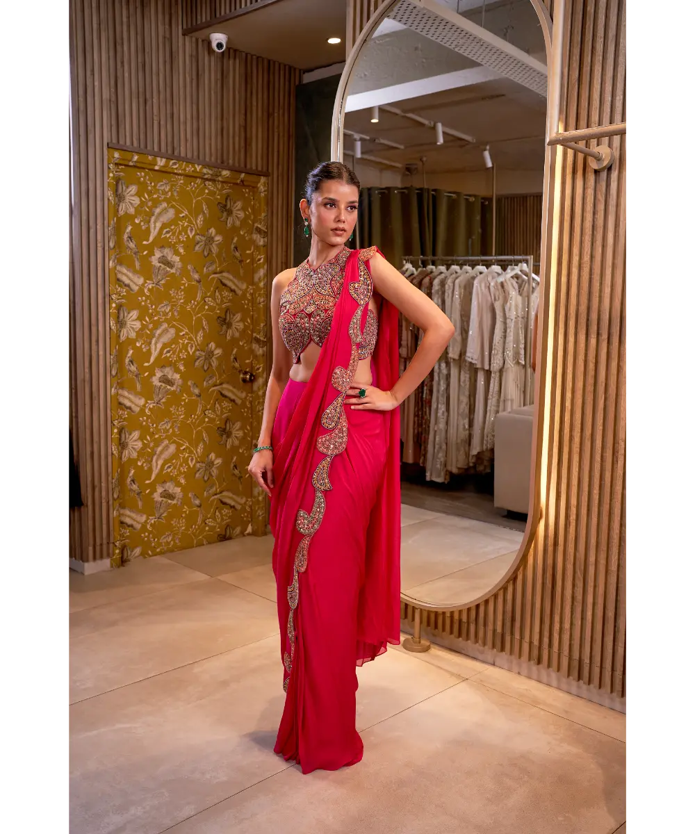 RIDHIMA BASIM -  Parizaad Saree Set