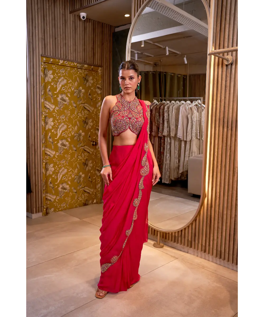 RIDHIMA BASIM -  Parizaad Saree Set