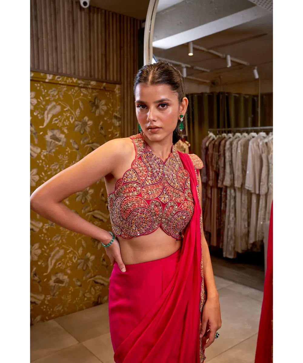 RIDHIMA BASIM -  Parizaad Saree Set