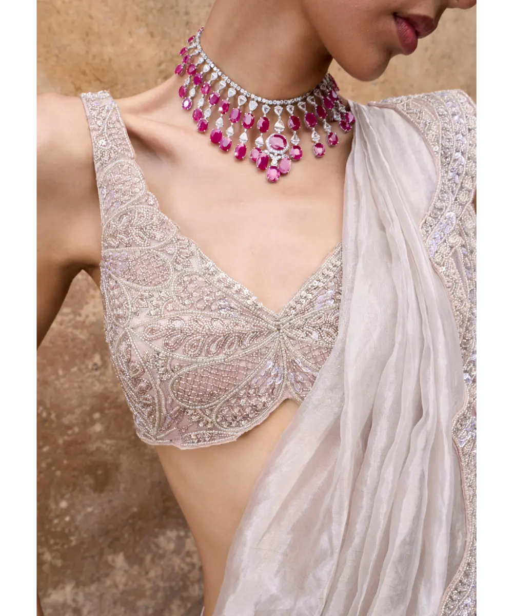 RIDHIMA BASIM - Affinity Saree Set