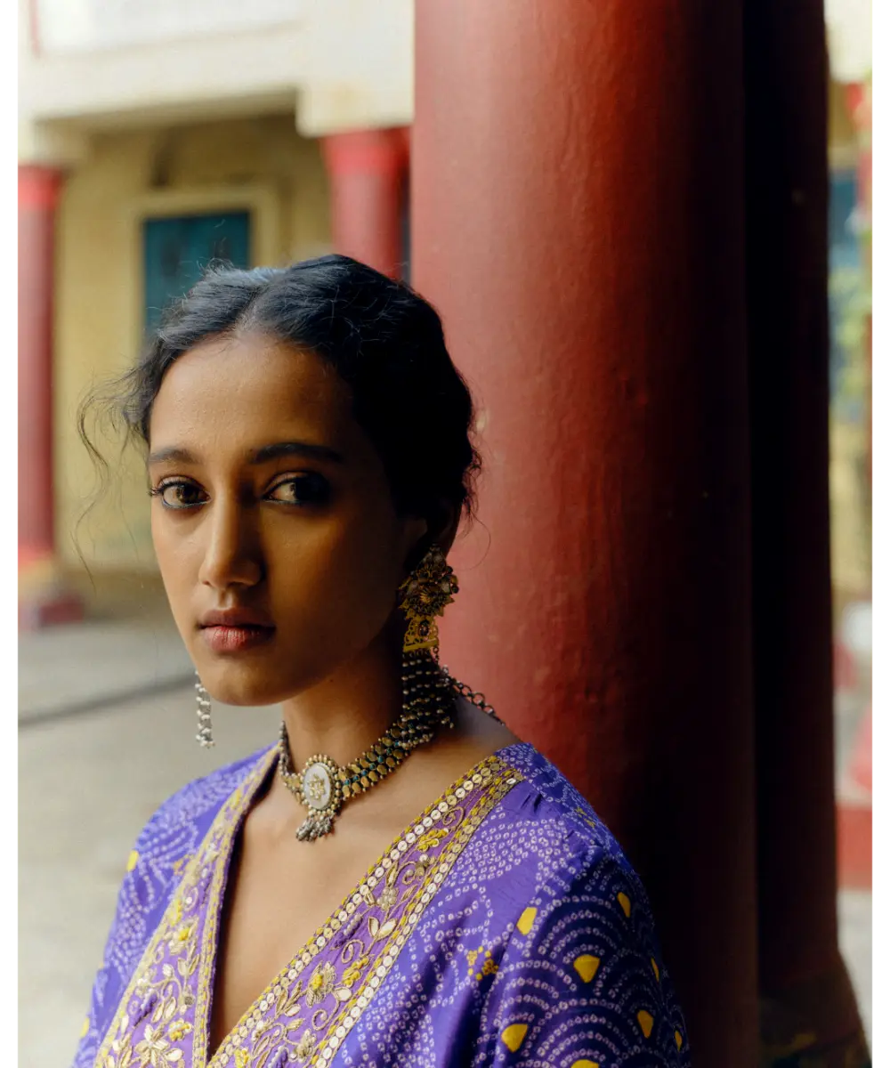 DRISHTI AND ZAHABIA - Iris Purple Co-ord Set