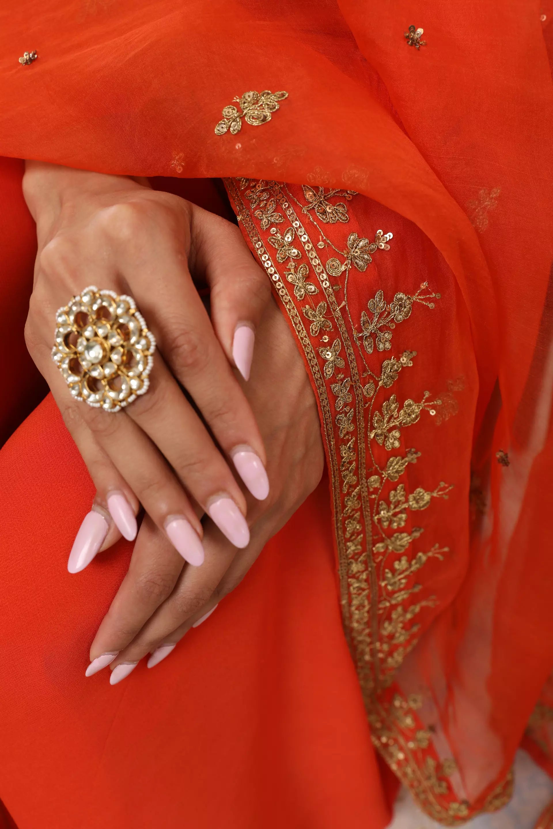 ESHA KOUL - Rust Dilkash Kurta Set