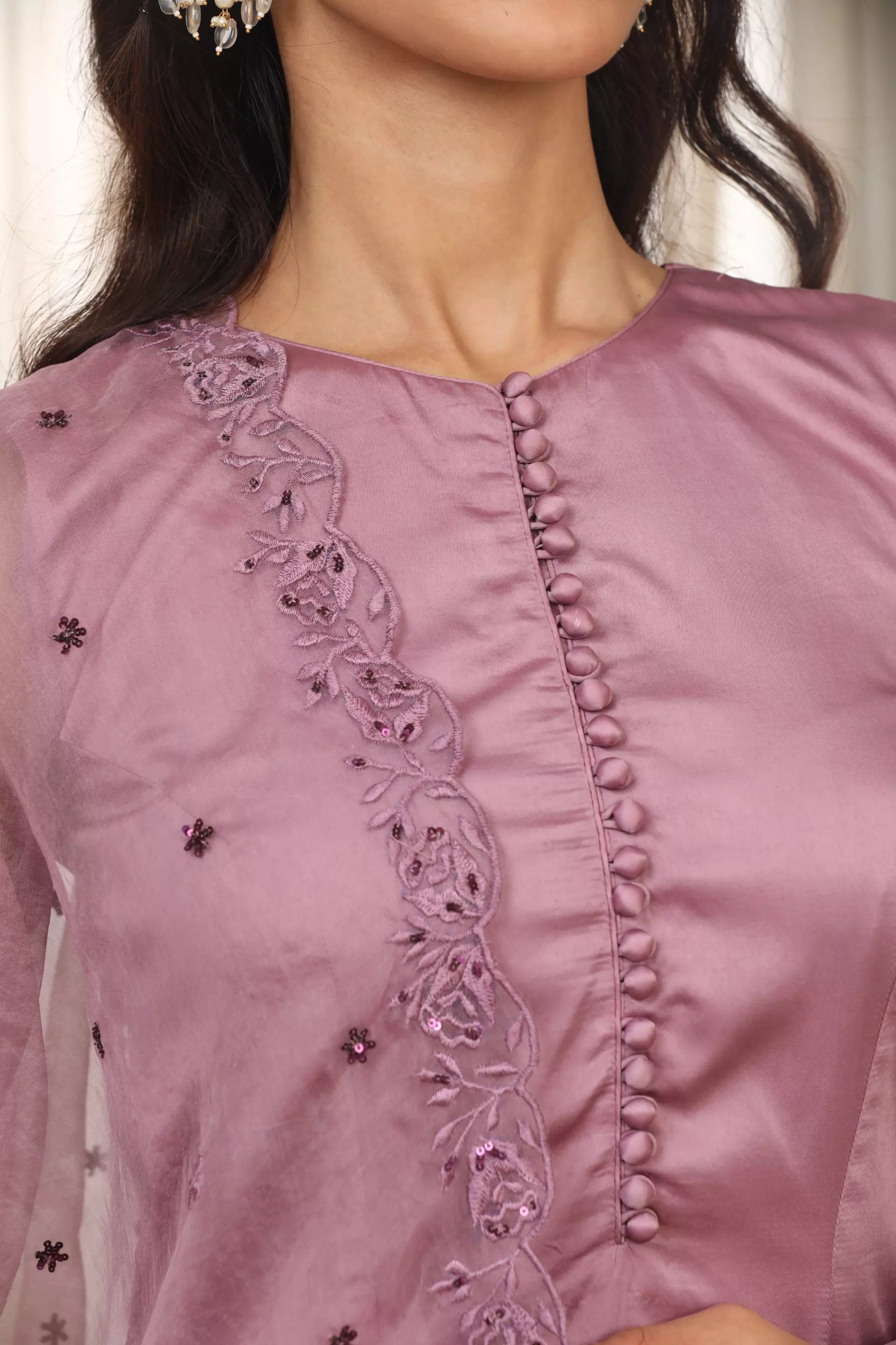 ESHA KOUL - Lavender Kurta Set