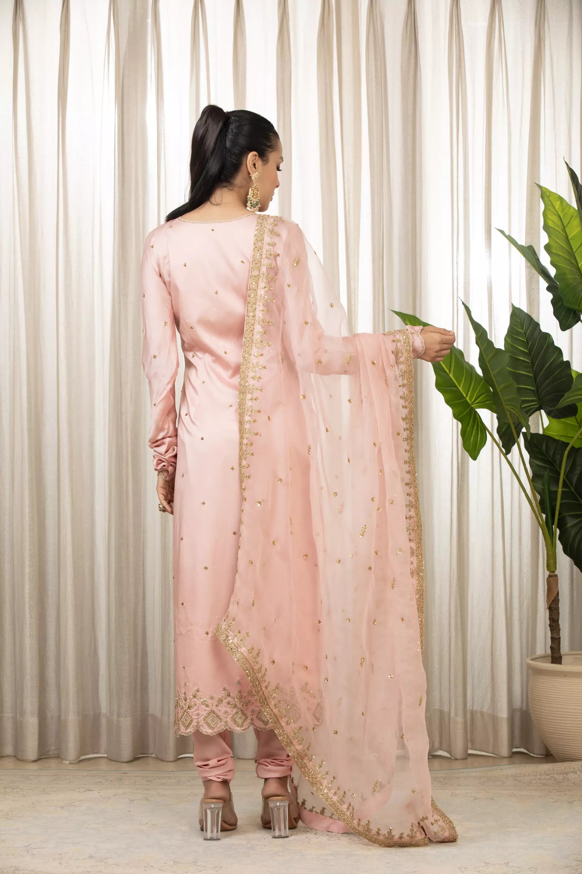 ESHA KOUL - Sonam Pink Kurta Set