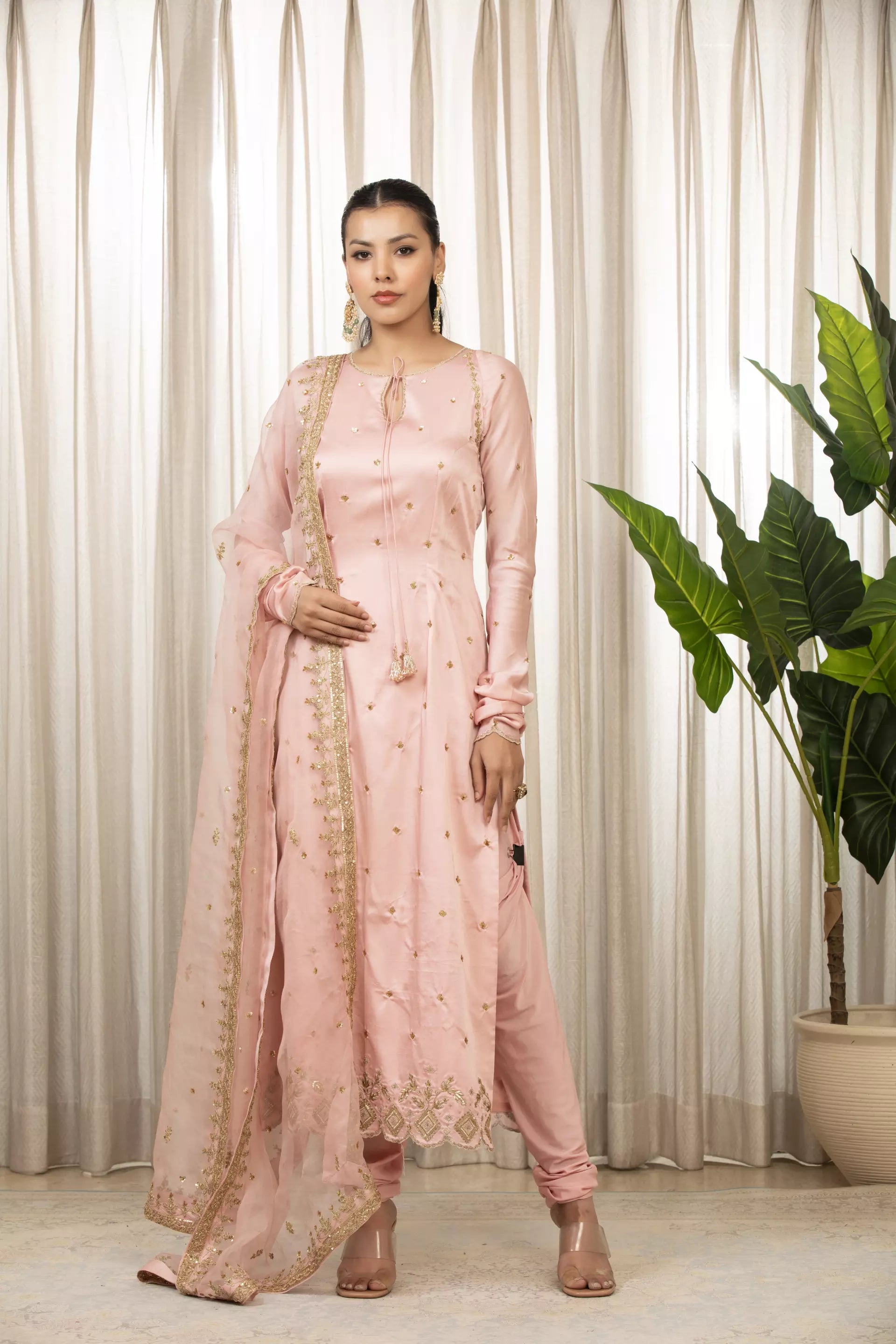 ESHA KOUL - Sonam Pink Kurta Set