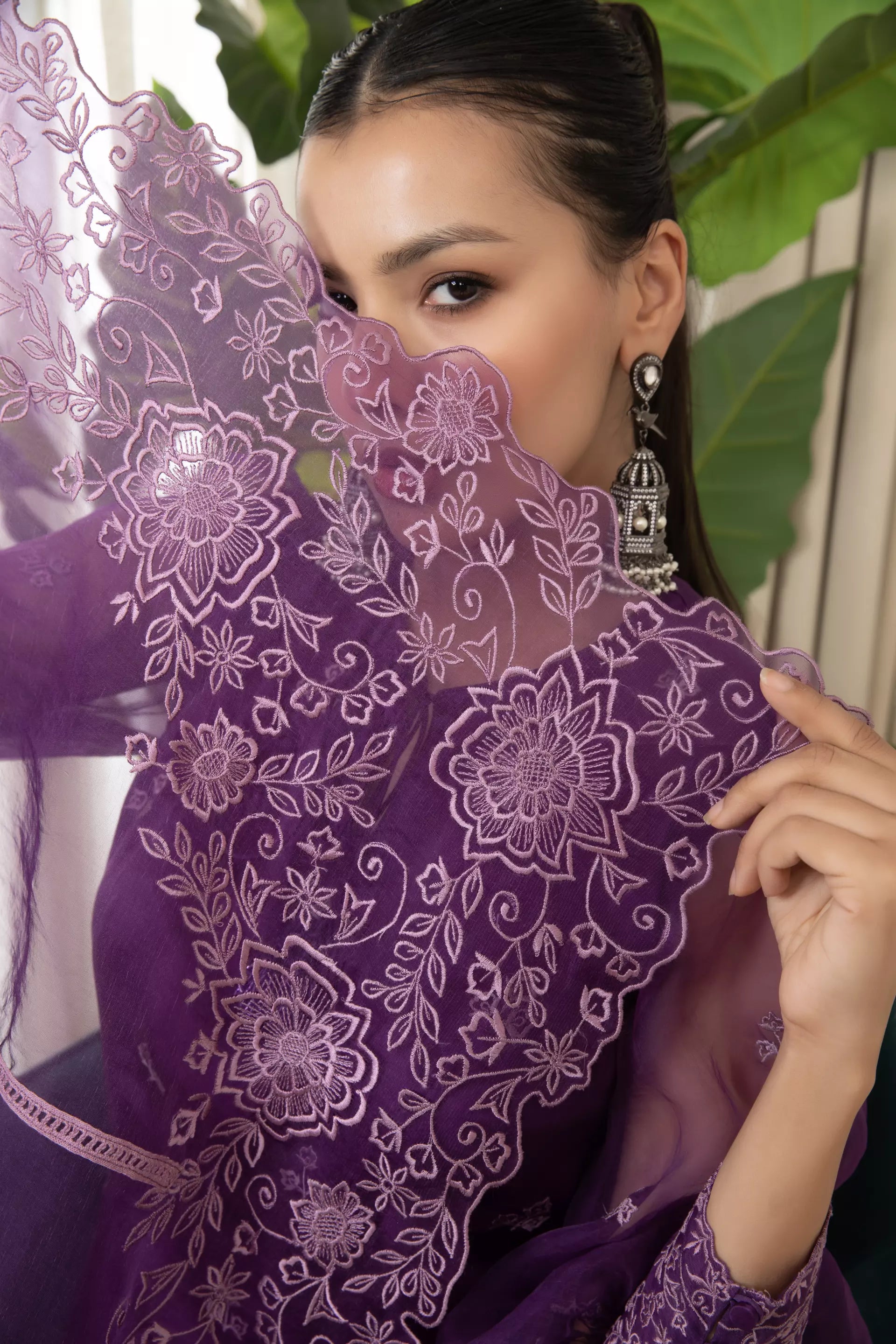 ESHA KOUL - Purple Kurta Set