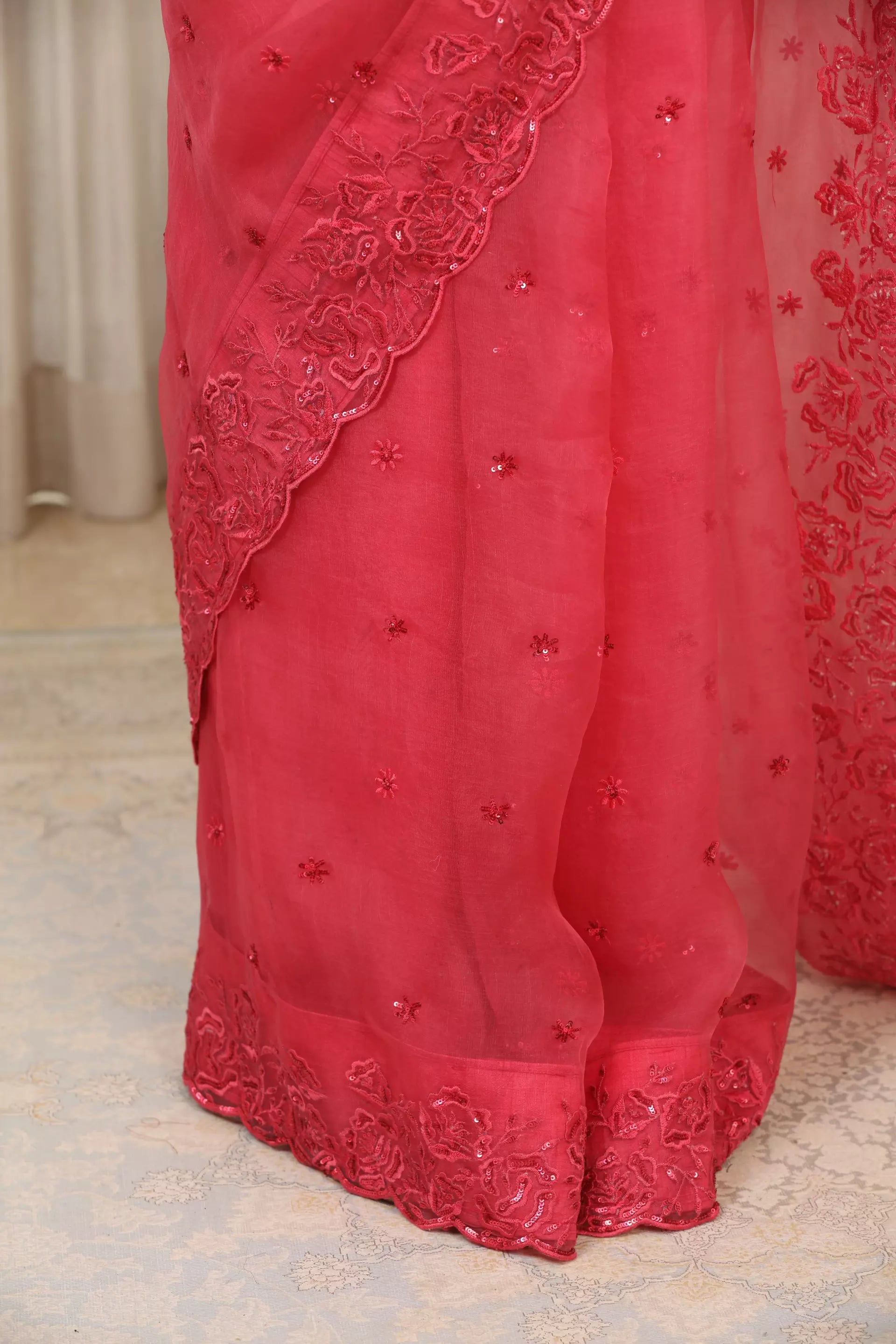 ESHA KOUL - Pink Nyra Saree Set