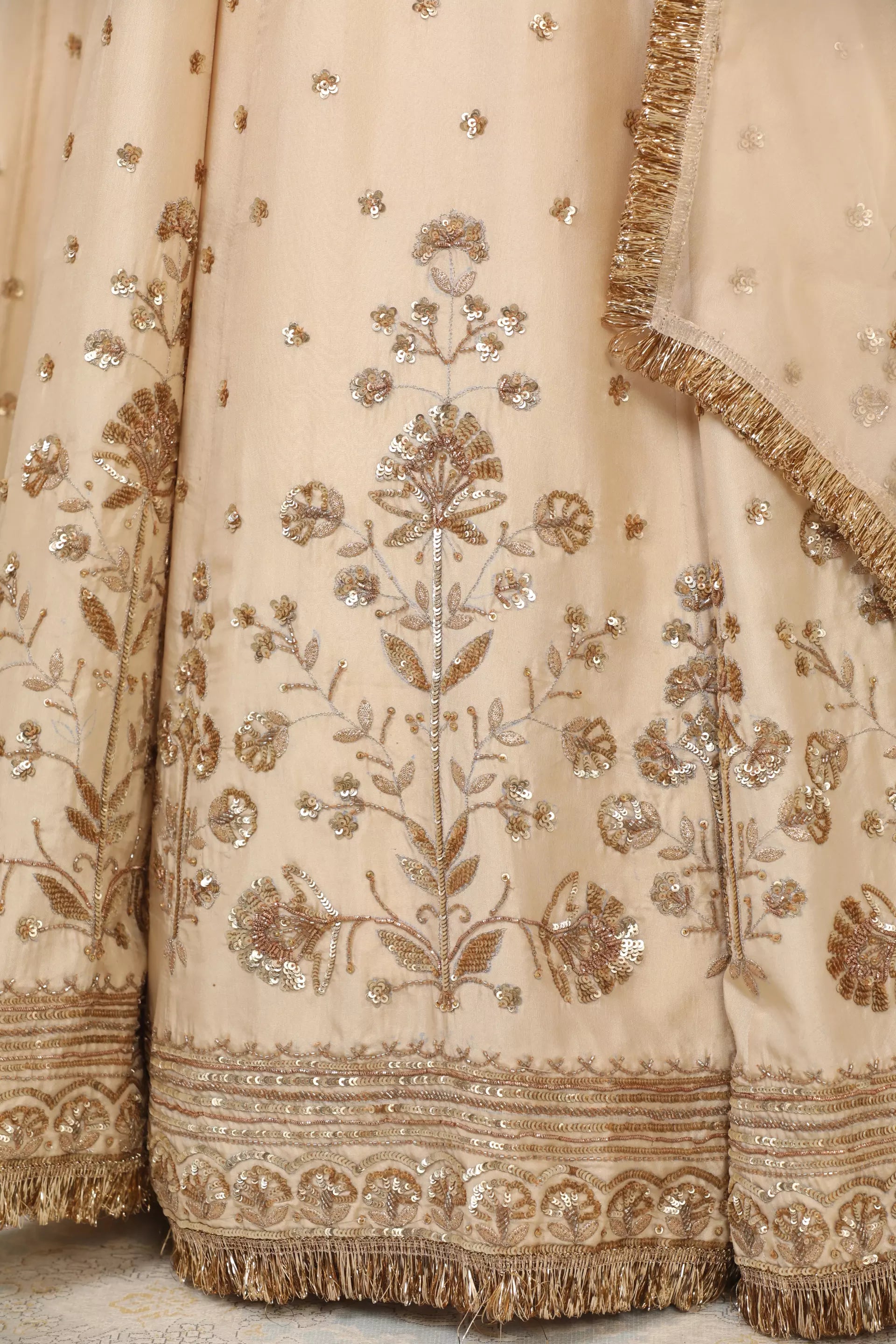 ESHA KOUL - Cream Lehenga Set