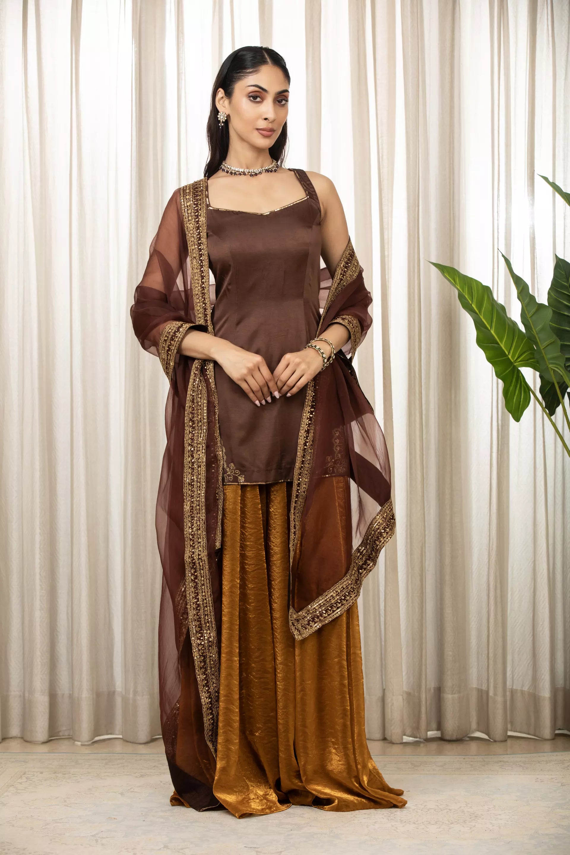 ESHA KOUL - Jasmine  Embroidered Kurta Set